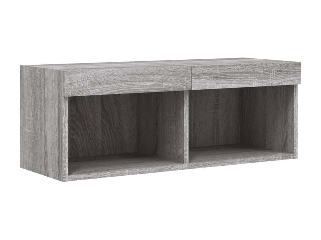 Gray TV Stand, 80 x 30 x 30 cm