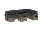 Gray Woven Resin Wicker Outdoor Furniture Set - dlz1766569393819