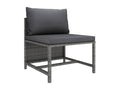 Gray Woven Resin Wicker Outdoor Furniture Set - dlz1766568993489