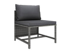 Gray Woven Resin Wicker Outdoor Furniture Set - dlz1766568993489