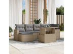 Beige Woven Resin Wicker Outdoor Furniture Set - dlz1766569570206