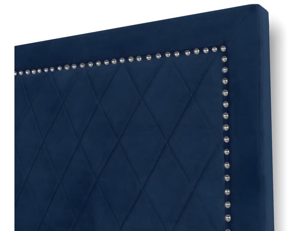 Blue Velvet Bed - dlz1766569238974