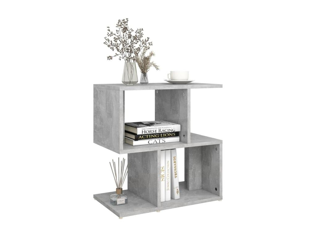 Gray Engineered Wood Home Furniture, 50 x 30 x 51.5 cm