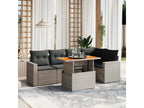 Gray Woven Resin Wicker Outdoor Furniture Set - dlz1766568783387