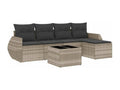 Gray Woven Resin Wicker Outdoor Furniture Set - dlz1766569098835