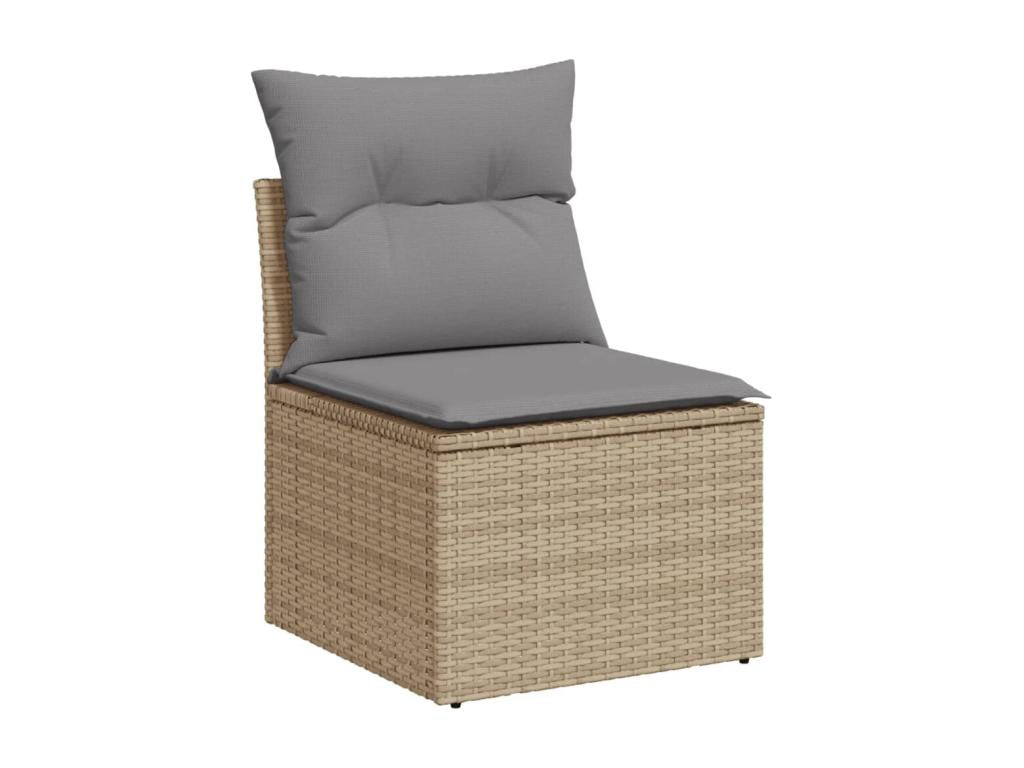 Beige Woven Resin Wicker Outdoor Furniture Set - dlz1766569570206