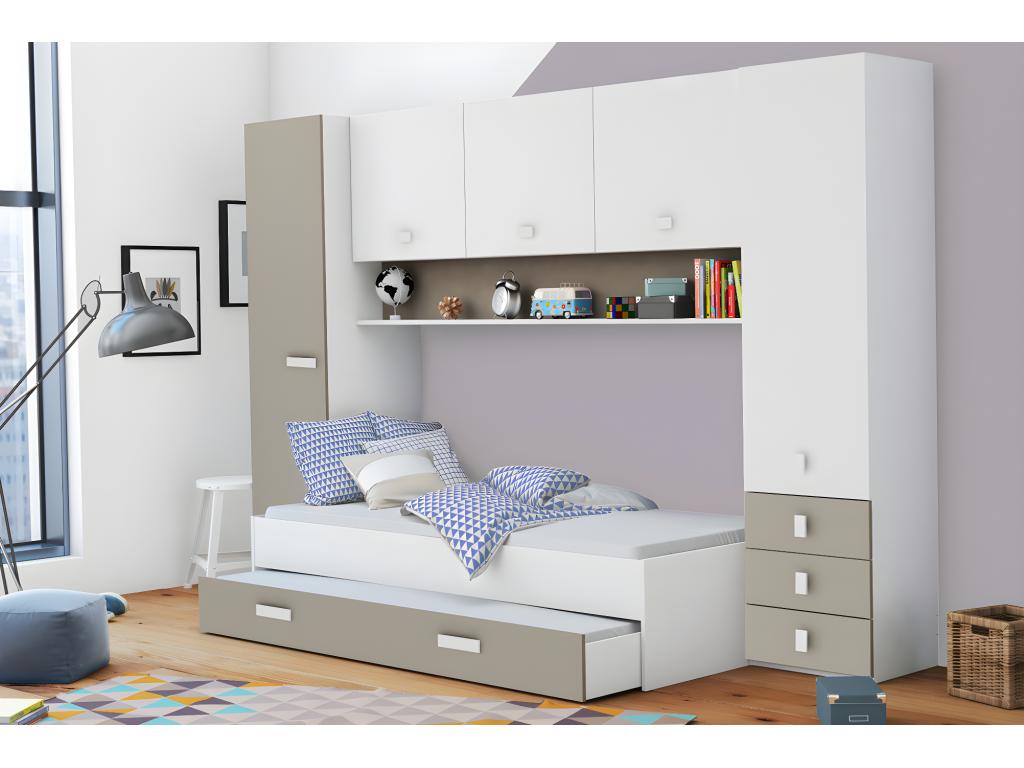 White Bed, 304 x 203 x 53.5 cm