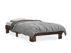 Brown Engineered Wood Bed Frame, 100 x 200 cm