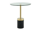 Black Marble Side Table