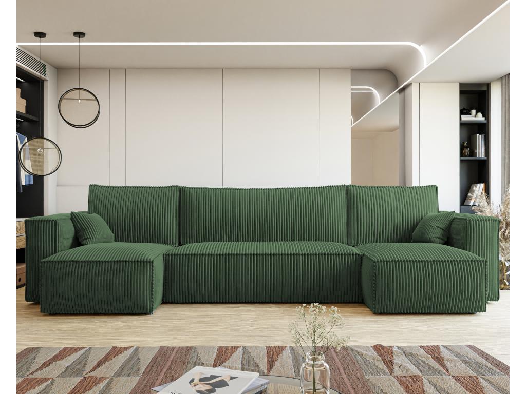 Green Fabric Sofa