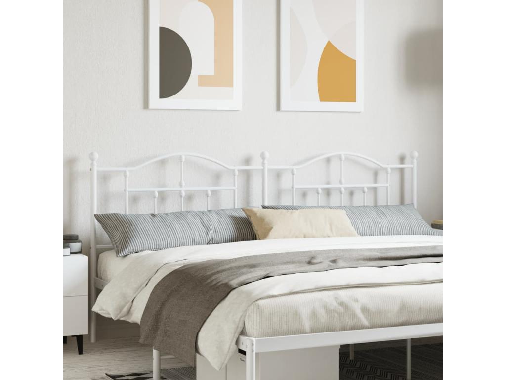 White Metal Bed - dlz1766569229604