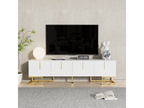 White TV Stand, 170 x 40 x 45.5 cm