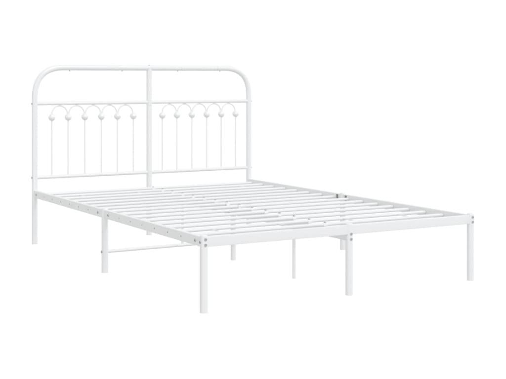 White Metal Mattress, 140 x 200 cm
