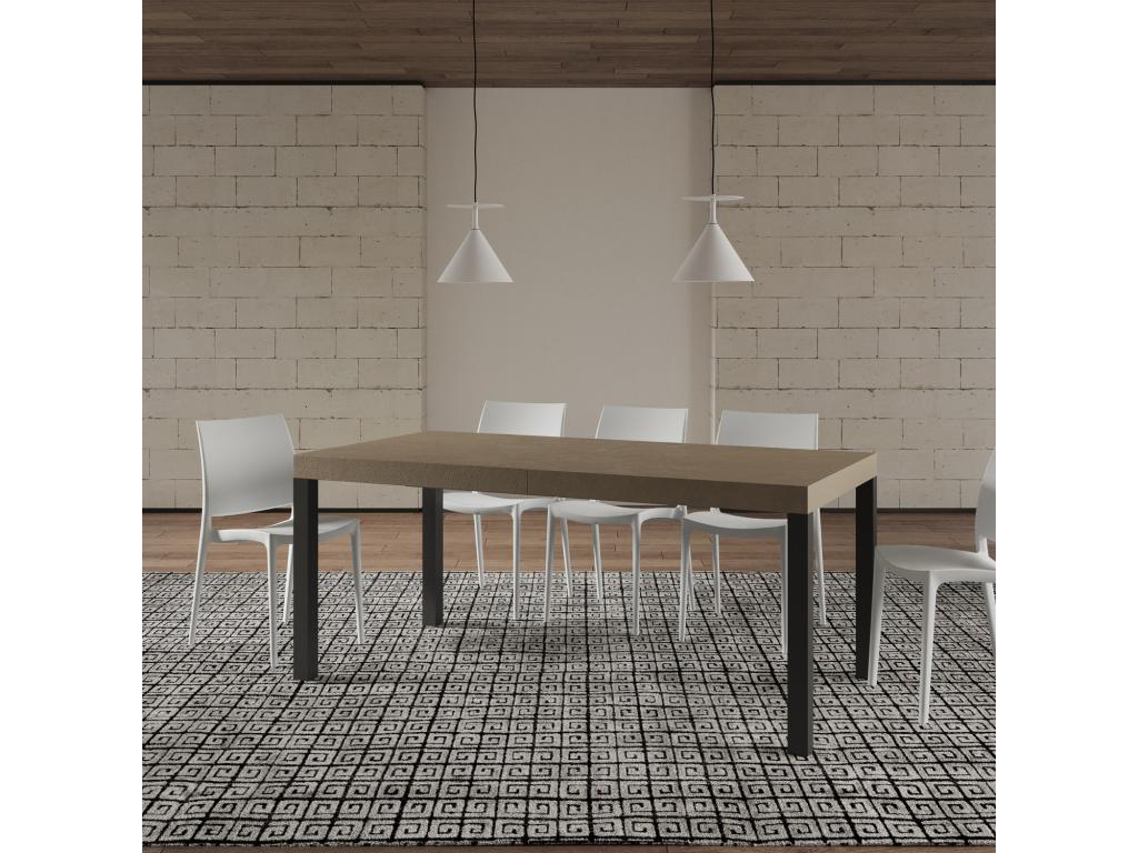 Brown Table, 90 x 180 cm