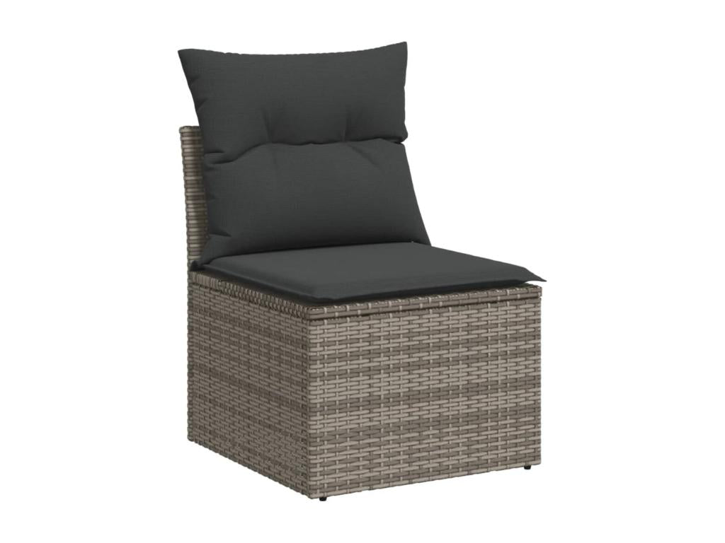 Gray Woven Resin Wicker Outdoor Furniture Set - dlz1766569337251