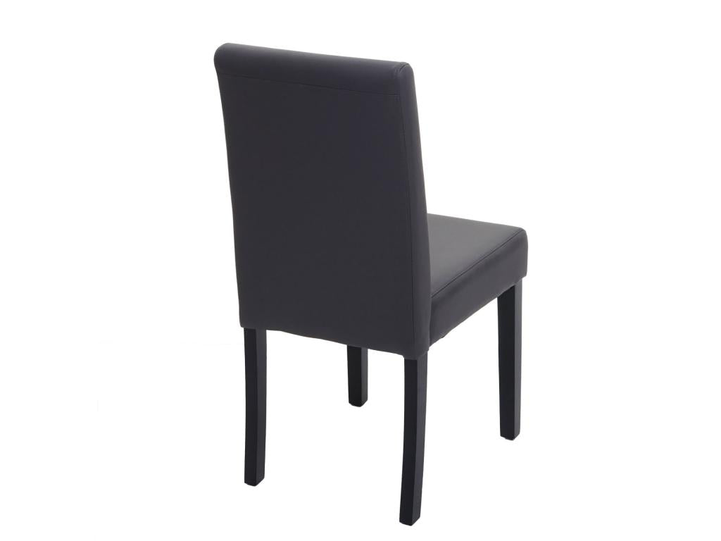 Anthracite Faux Leather Chair