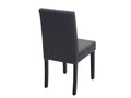 Anthracite Faux Leather Chair