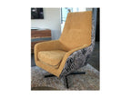Yellow Velvet Accent Chair