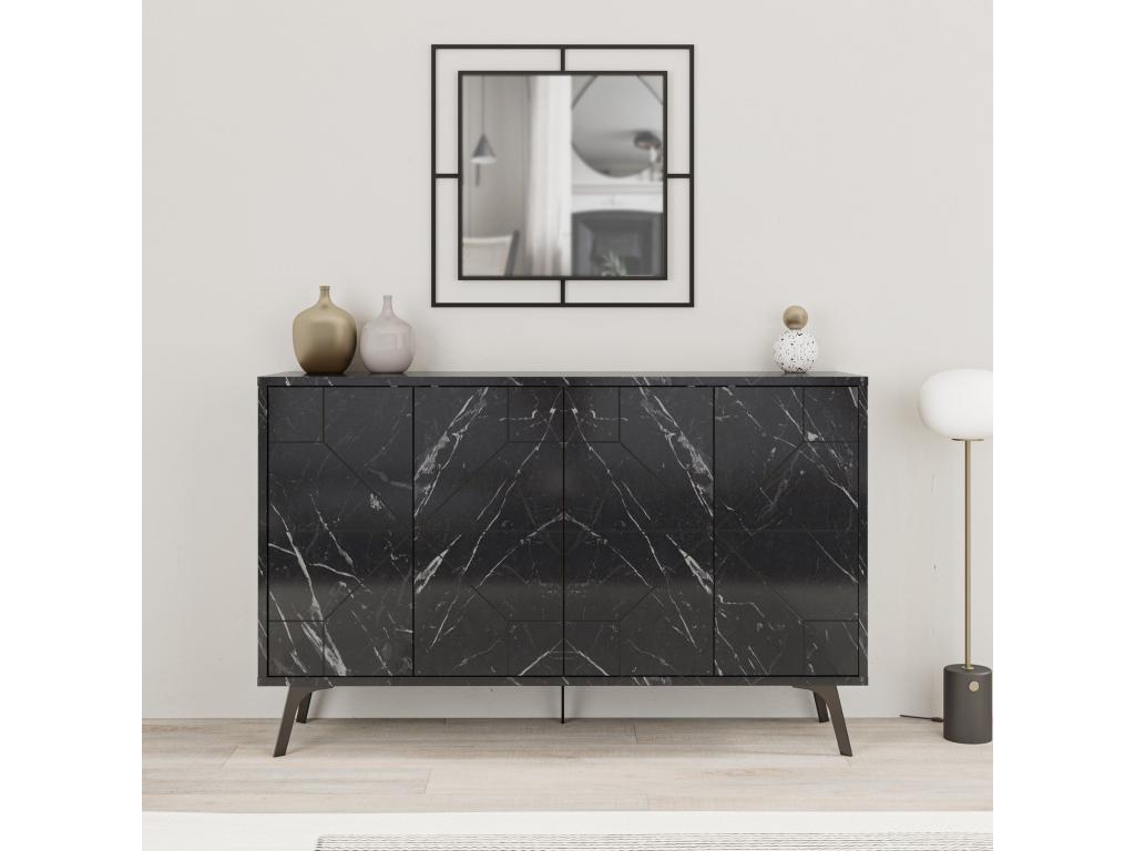 Black Marble Sideboard