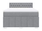 Gray Fabric Mattress, 140 x 190 cm