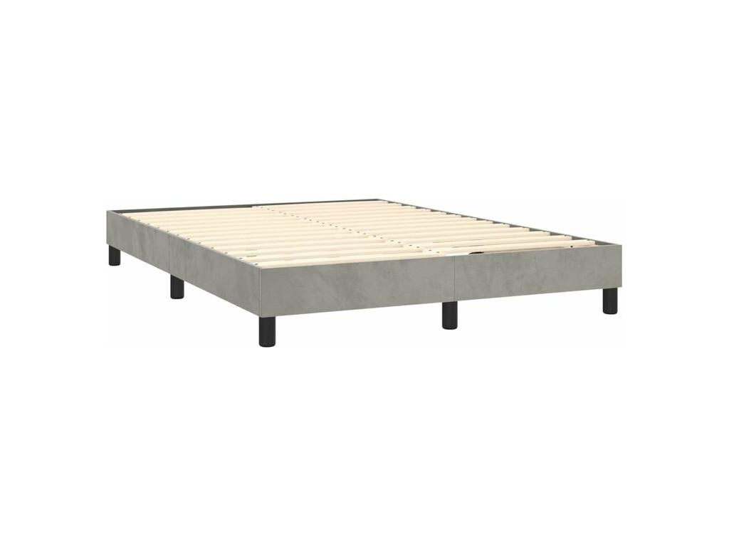 White Velvet Mattress, 140 x 200 cm