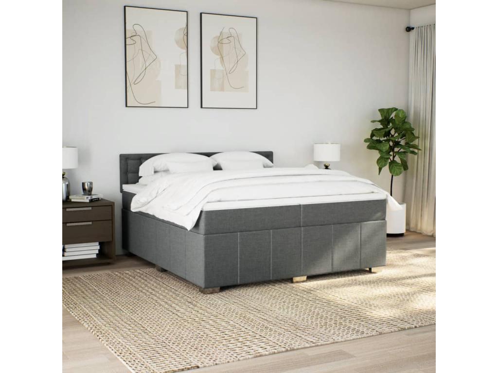 Gray Fabric Mattress, 200 x 200 cm - dlz1766569282819