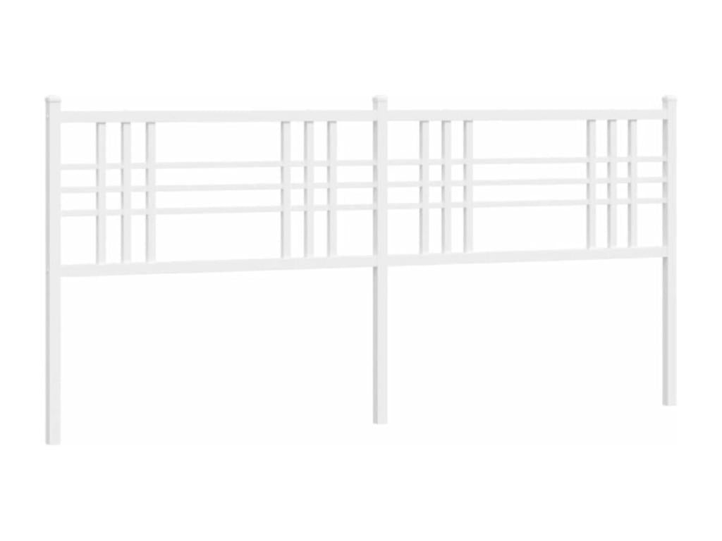 White Metal Bed
