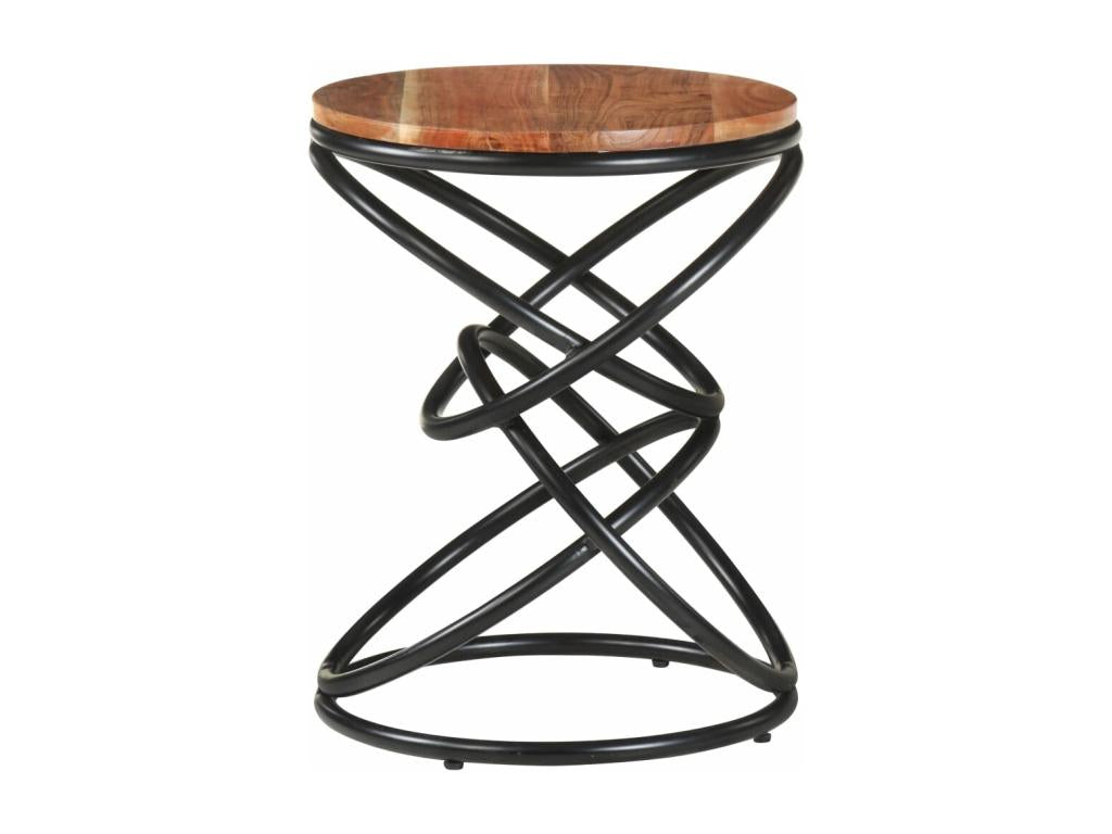 Natural Side Table, 40 x 40 x 52 cm