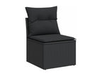 Black Woven Resin Wicker Outdoor Furniture Set - dlz1766569393558