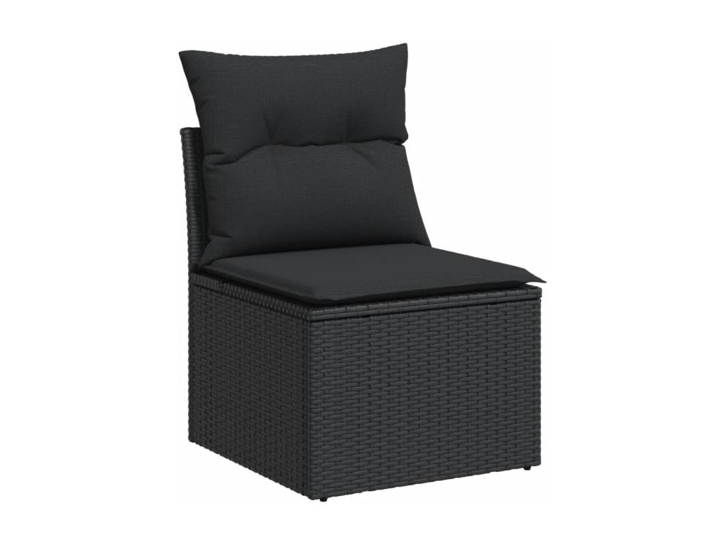 Black Woven Resin Wicker Outdoor Furniture Set - dlz1766569393558