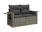 Gray Woven Resin Wicker Outdoor Furniture Set - dlz1766569393819