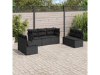 Black Woven Resin Wicker Outdoor Furniture Set - dlz1766568797359