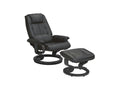 Black Leather Accent Chair - dlz1766569483474