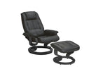 Black Leather Accent Chair - dlz1766569483474