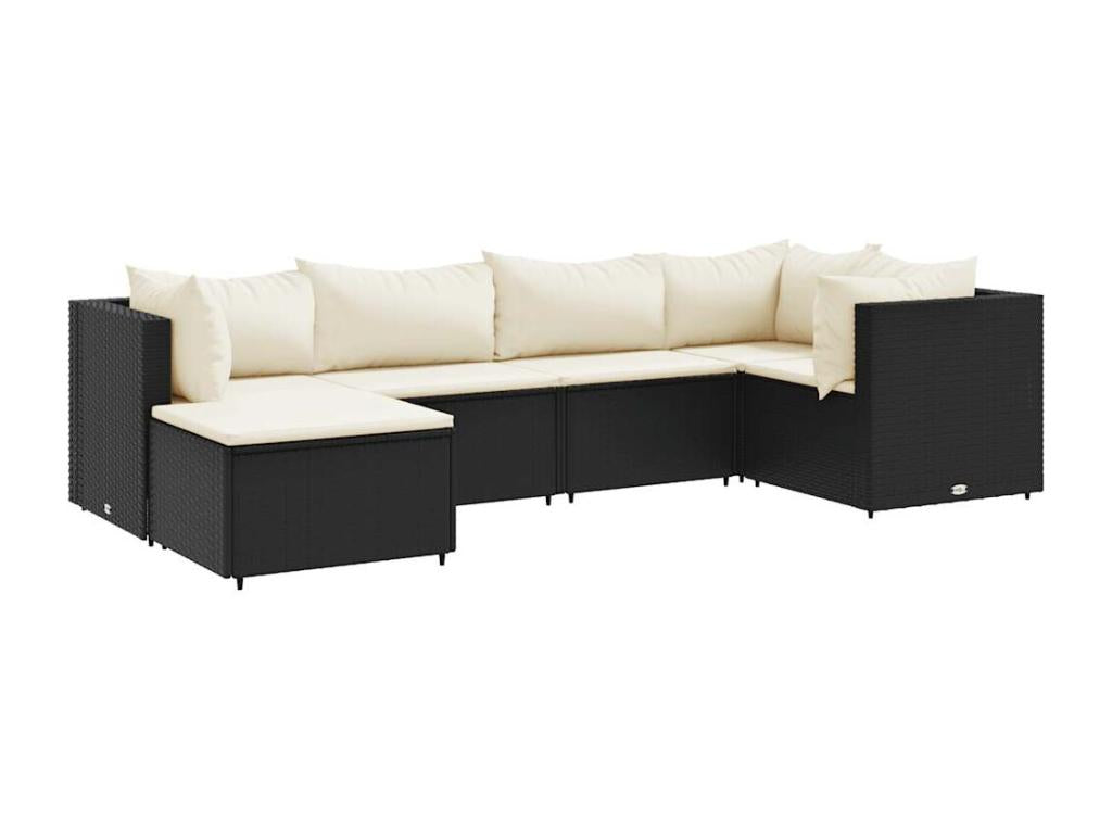 Black Woven Resin Wicker Outdoor Furniture Set - dlz1766569040358