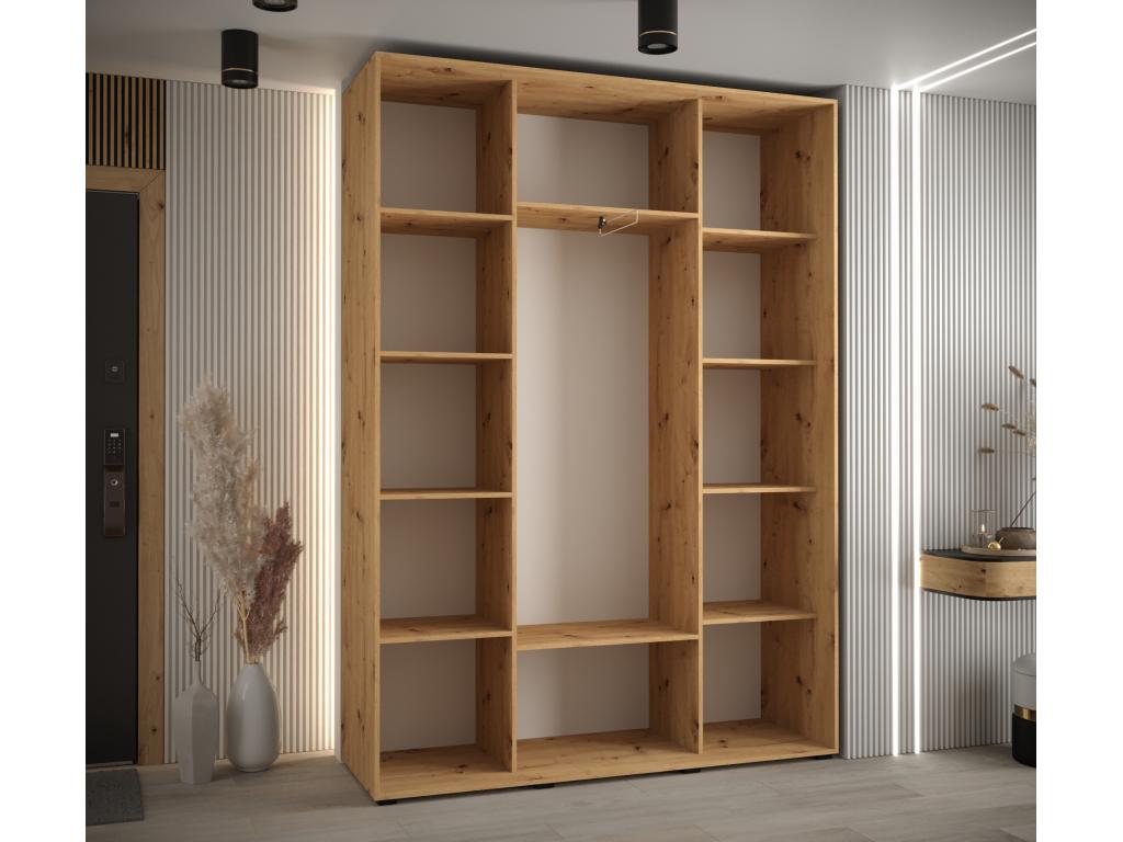 Black Wardrobe, 170 x 45 x 235.2 cm