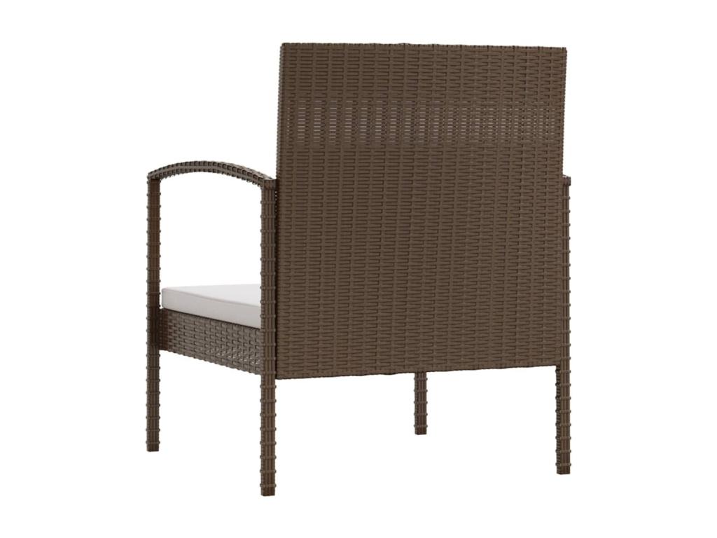 Brown Woven Resin Wicker Outdoor Furniture Set - dlz1766569018867