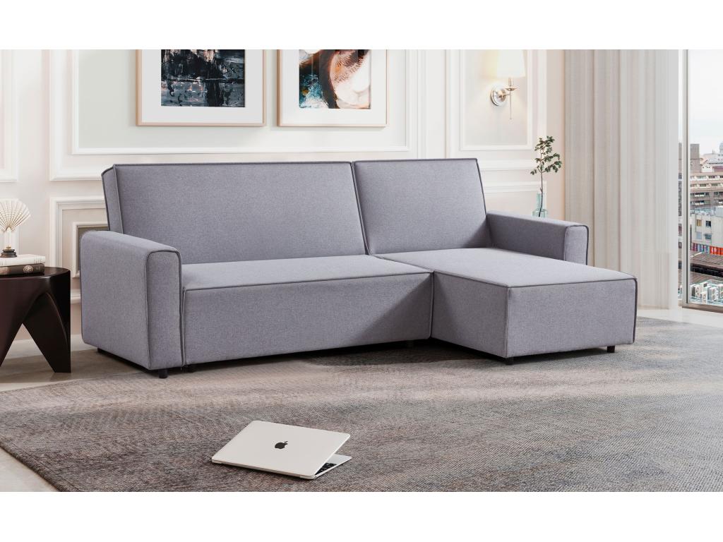 Gray Fabric Sofa Bed