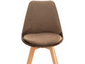 Brown Velvet Chair