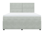 Gray Velvet Mattress, 180 x 200 cm