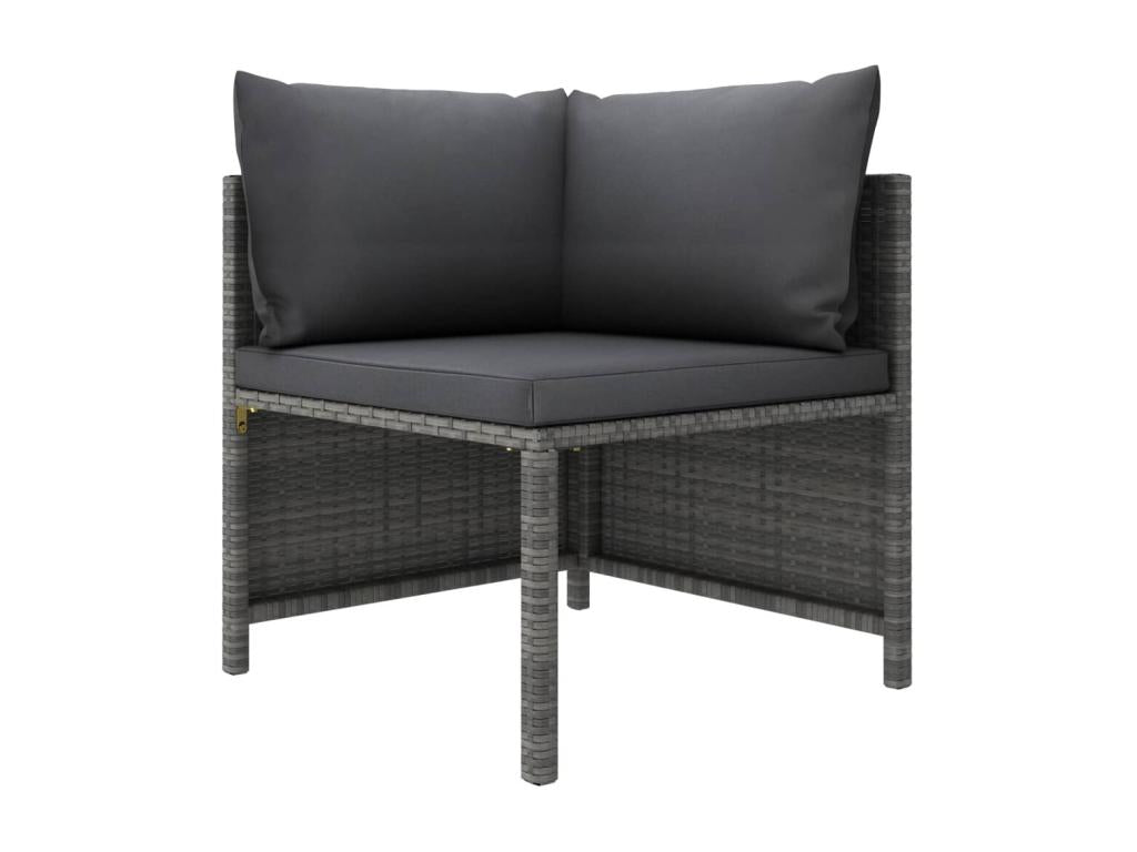 Gray Woven Resin Wicker Outdoor Furniture Set - dlz1766568805881