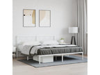 White Metal Bed Frame, 180 x 200 cm