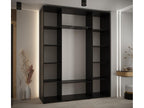 Black Wardrobe, 190 x 45 x 235.2 cm
