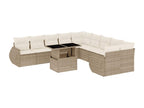 Beige Woven Resin Wicker Outdoor Furniture Set - dlz1766569484930