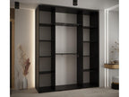 Black Wardrobe, 200 x 45 x 235.2 cm