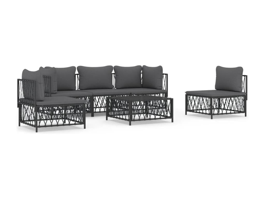 Anthracite Outdoor Furniture Set