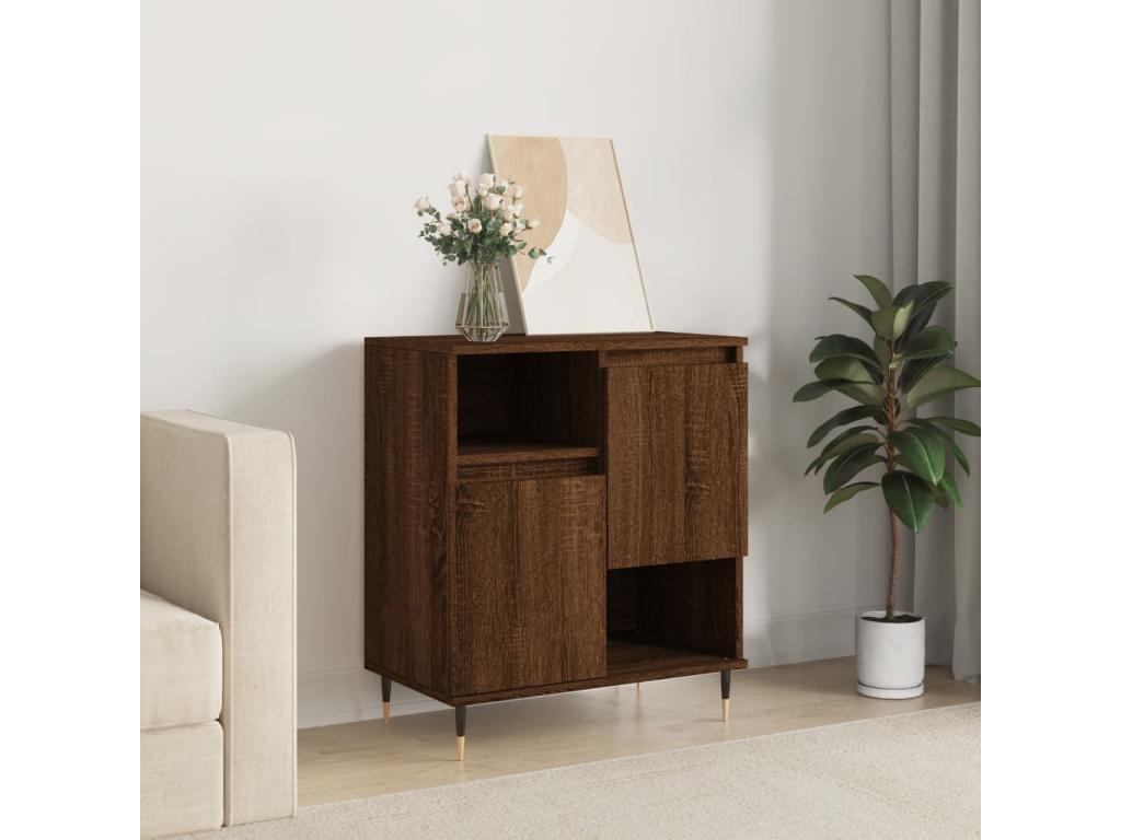 Brown Engineered Wood Sideboard, 60 x 35 x 70 cm - dlz1766569378996
