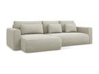 Beige Fabric Sofa Bed
