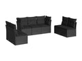 Black Woven Resin Wicker Outdoor Furniture Set - dlz1766568797359