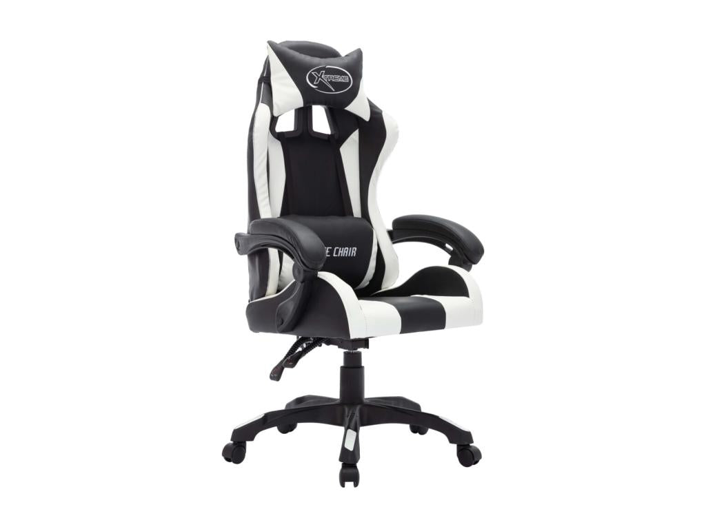 Black Leather Accent Chair, 64 x 65 x 119 cm